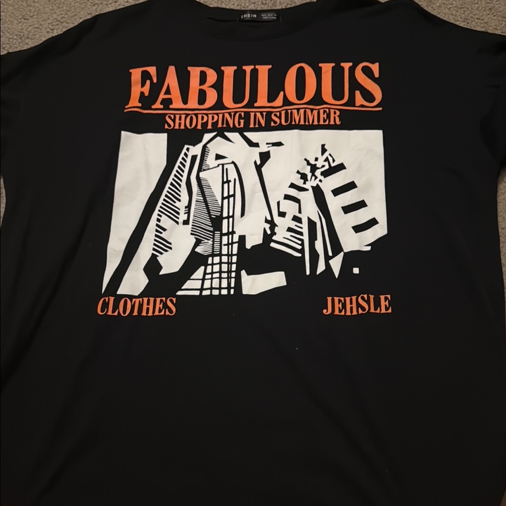 Black tee shirt